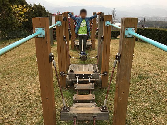 難なくクリア!で笑顔たっぷり。