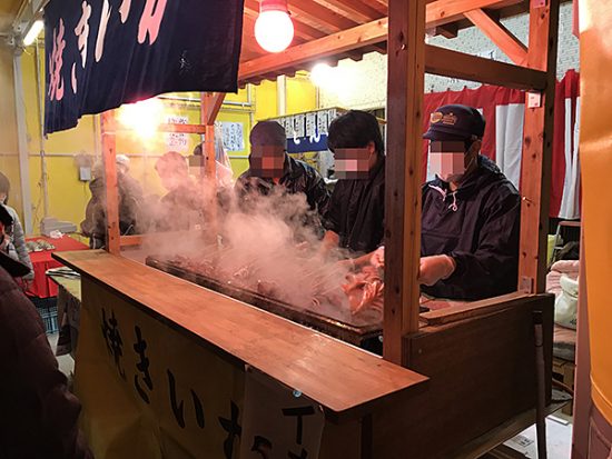 我が家一押しの露天は『魚力』さんの焼きいか!